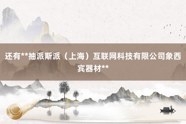 还有**抽派斯派(上海)互联网科技有限公司象西宾器材**